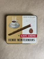Henri Wintermans Café Crème Cigar Tin Made in Holland 1990’s