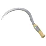 Garden Scythe Sickle Weed Nettle Bramble Serrated Bush Cutter Wacker Hand Held