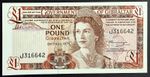 Gibraltar £1 One Pound Banknote 1975 QEII UNC Crisp Note Early Issue