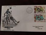 966 British Solomon Islands World Cup FDC Crown Agents Bureau Goalkeeper 1 Jul 6