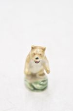 Vintage Wade Whimsies Grizzly Bear Figurine Statue Ornament 