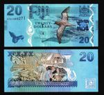 UNC Fiji $20 Twenty Dollars 2012 Banknote Flora & Fauna Series