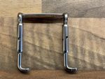 New Violin & Viola Chin Rest Clamps, with or without tightening pin. UK postage
