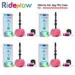 Ridenow Upgraded Metal Nozzle 700C Tpu Inner Tube External Thread Tube 700X18-32