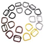 Bag strap slider adjuster and D rings set  20 25 30 35mm multi colours available