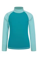 Mountain Warehouse Kids Long Sleeve Rash Vest Quick Dry UV Protection Boys Girls