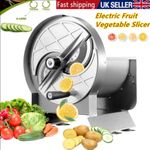 Electric Fruit Vegetable Slicer 0-10mm Adjustable Thickness Dual Use Food Cutter