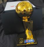 Dennis Rodman signed Fanatics Detroit Pistons NBA Trophy Bad Boys Ins Bulls BAS