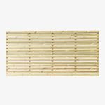 Single Slatted Fence Panel