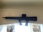 wood prop gun LPA red hand H.M Maze prison Ireland I.R.A