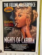 Nights of Cabiria  Federico Fellini movie poster Giulietta Masina Cannes film