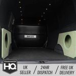 VW Transporter T5-T6.1 - Rear Quarter Sub Box – Driver Side - 10"