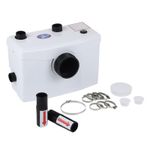 Macerator Pump 600w 240L/min Heavy Duty 3 Inlets For WC Sink Shower Dishwasher