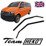 Front wind deflectors for VW T5/T6 Multivan TRANSPORTER mk5 03-2019 TINTED HEKO