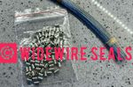 Electric Meter Seals. 6mm Round & 15cm 7 strand Wires X 100. Trusted Ebay Seller