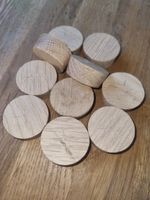 10x 32mm Oak Wood Plugs – Tapered Solid Oak Furniture Joinery Caps Made In UK