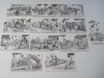 THE SORROWS OF SOUTHWOLD. Railway Postcards Series' 1 & 2. 12 in all. Excellent.
