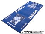 BIKETEK SERIES 3 YAMAHA YZF-R1 YZF-R6 YZF BLUE WHITE WORKSHOP GARAGE PIT MAT