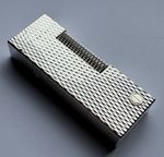 1989 Dunhill Silver ‘Diamonds’ Rollagas Lighter-Fully Overhauled