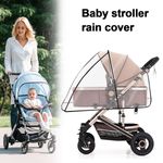 Waterproof Baby Buggy Rain Cover Universal Raincover For Pushchair Stroller Pram