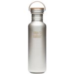 KLEAN KANTEEN REFLECT 0.8L HYDRATION WATER BOTTLE STAINLESS BAMBOO CAP BRUSHED