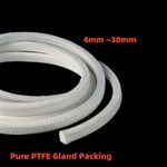 Pure PTFE Gland Packing Arious Sizes 4mm to 30mm Gland Packing rope Shaft seal