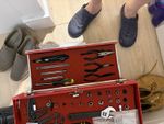 Metal Toolbox Sold With All Tools Seen In Photos