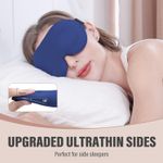 Eye Mask For Sleeping 3D Contoured Cup Blindfold Concave Night Sleep Mask..