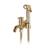 Quality Solid Brass Douche Spray Kit Hygienic Toilet Shower Head Cleaning Bidet 