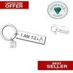 Engraved Funny Keyring - Perfect Gift for 13th Birthday Parties, Unisex Design
