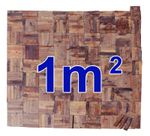 Teak Parquet Flooring - 1 Square Meter [371 fingers] 50 m2 available.