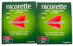 Nicorette Invisipatch Step 1 25mg Stop Smoking Aid 14 patches