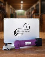 POSH PONY Cordless Horse Clippers Brushless Motor – Professional Heavy Duty Kit