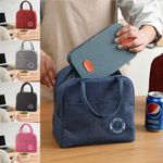 Thermal Insulated Lunch Bag Cool Bag Picnic Adult Kids Food Storage Lunch Box