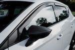 For Seat Leon MK3 5-doors 2013-2020 Hatchback 4Pc Wind Deflectors Tinted + Clips