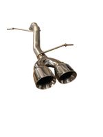 PIPE DYNAMICS - MK7 FIESTA ST 180 - MUFFLER BACK BOX DELETE EXHAUST -  3.5" TWIN
