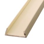 PVC U Section Cream 18mm x 2.5 Metre (CR01)