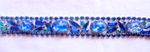 Vintage Juliana D&E Blue Foil and Rhinestone Bracelet