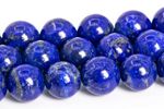 15-15.5'' 100% genuine Lapis lazuli round 2 4mm 6mm 8mm 10mm gemstone beads blue