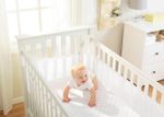 BreathableBaby Breathable Mesh Liner For Cot Beds — Covers 4 Sides