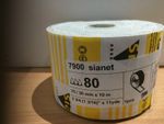 70mm x 10metre ROLL SIA 7900 HIGH QUALITY SIANET SANDPAPER Abranet  Hook Loop