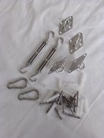 Sun Shade Sail Fixing Kit,  Stainless Steel Sun Sail Shade Hardware Kit garden