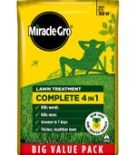 Miracle Gro Evergreen Complete 4 in 1 12.6kg Lawn Feed Weed Moss Killer 360 m2