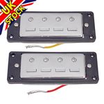 4-String Humbucking Pickup Bridge and Neck Accessory Set for Bass Guitar