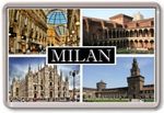 FRIDGE MAGNET - MILAN - Large - Italy TOURIST