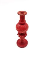 Red Antique Style Grand Tour Miniature Bottle 92.1mm 17.45g