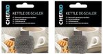 2 Pack Kettle Limescale Descaler Steel Wire Ball Fur Collector Cleaner Remover