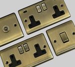 Antique Brass Sockets and Switches