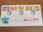 The Champions Alexandra Bastedo Signed First Day Cover