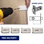 Door Jig / Marking Template for  30 - 57mm Door Latch Mortice Latch Hole Drill